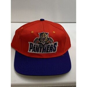 FLORIDA PANTHERS Hat Cap Snapback Orange Purple YOUTH Adjustable NHL hockey logo